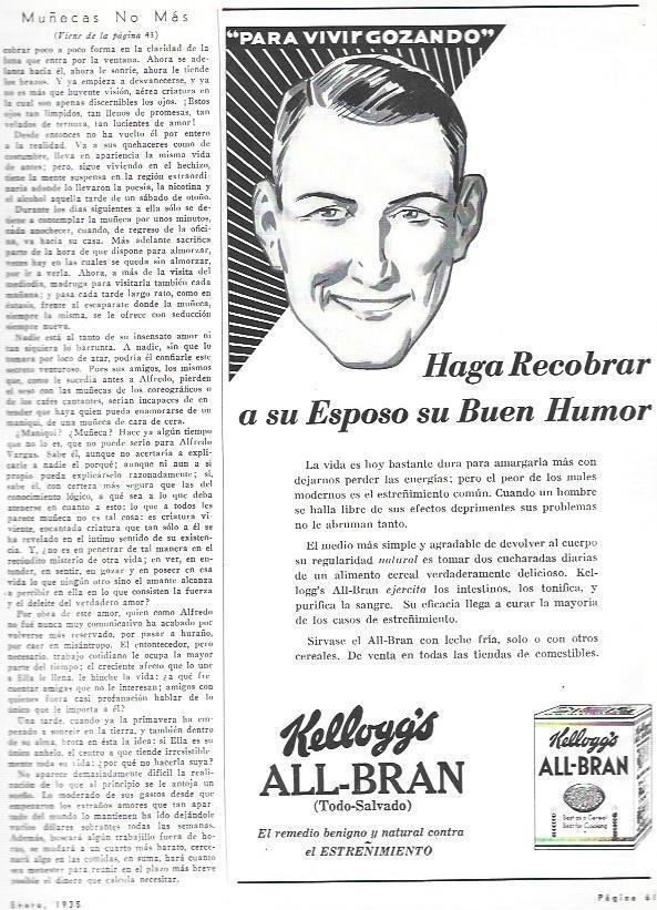 LAMINA 31939: Publicidad de Kellogg's All Bran