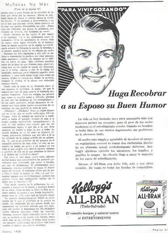 LAMINA 31939: Publicidad de Kellogg's All Bran