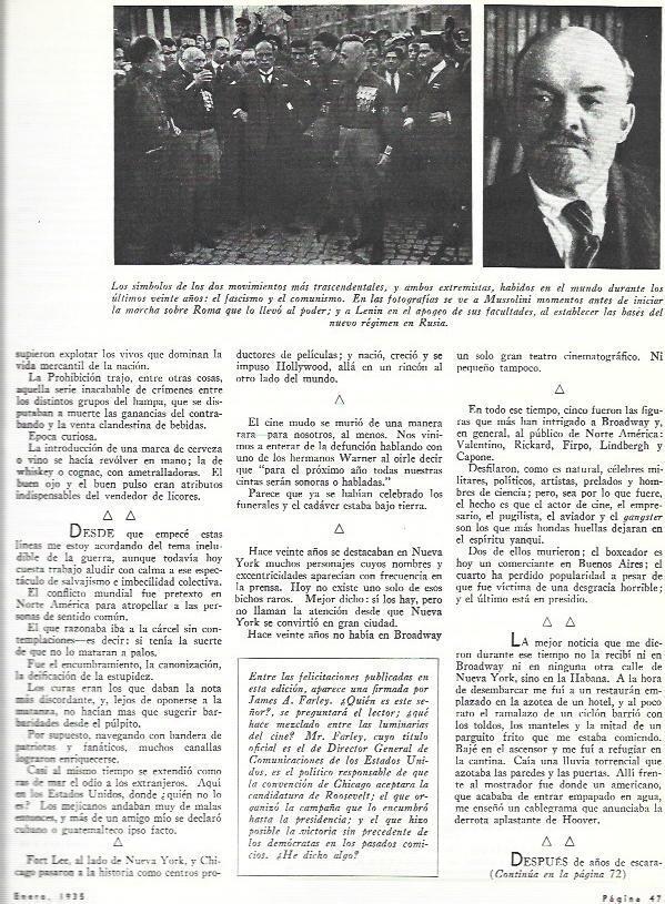 LAMINA 31932: Mussolini y Lenin