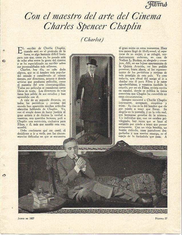 LAMINA 31756: Charles Chaplin, Charlot