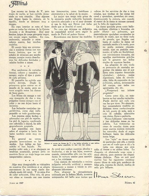 LAMINA 31761: Diseños de moda por Norma Shearer