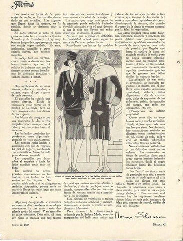 LAMINA 31761: Diseños de moda por Norma Shearer