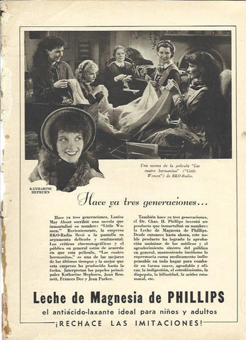 LAMINA 31714: Publicidad de Leche de Magnesia Phillips