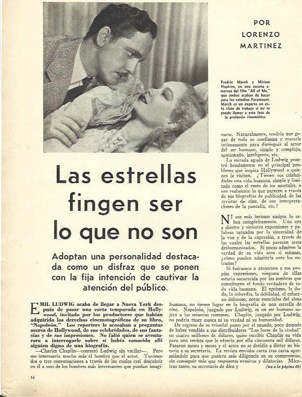 LAMINA 31721: Fredric March y Miriam Hopkins en All of Me