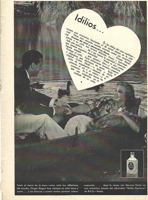 LAMINA 31732: Publicidad de crema Idilios