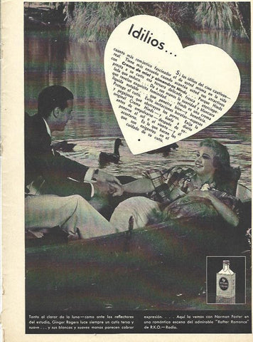 LAMINA 31732: Publicidad de crema Idilios