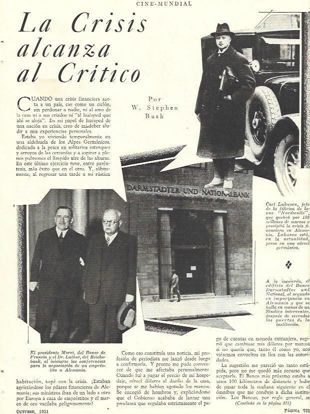 LAMINA 31816: Directores del Banco de Francia y Reichsbank