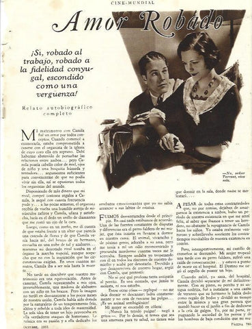 LAMINA 31818: Fotografia para relato Amor Robado