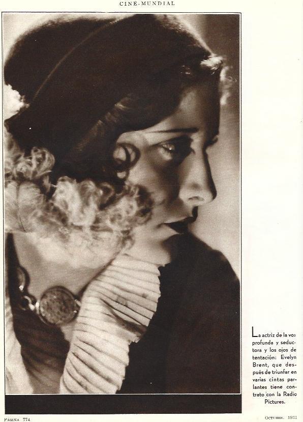 LAMINA 31822: Evelyn Brent 
