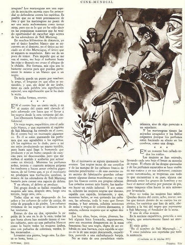 LAMINA 31825: Dibujo para el relato Los Ritos Sangrientos