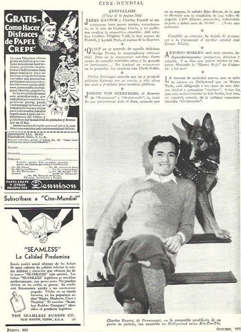LAMINA 31845: Charles Rodgers y Rin Tin Tin