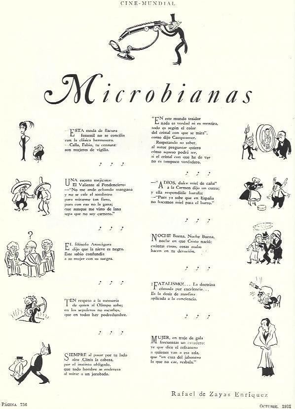 LAMINA 31813: Microbianas, por Rafael de Zayas