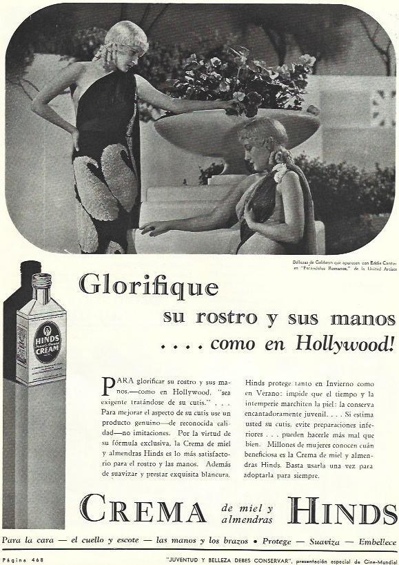 LAMINA 31798: Publicidad de crema Hinds