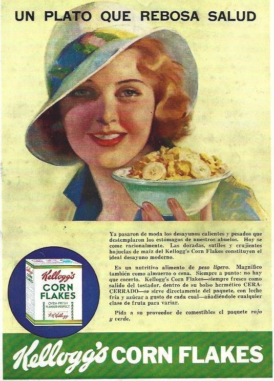 LAMINA 31808: Publicidad de Kellogg's Corn Flakes