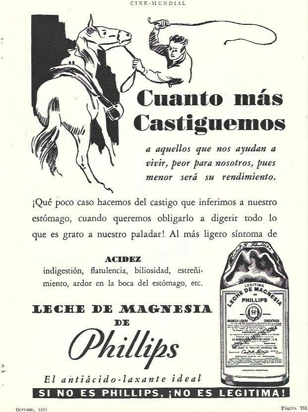 LAMINA 31811: Publicidad de Phillips, leche de Magnesia