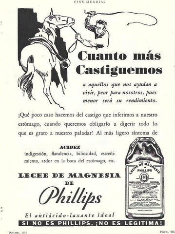 LAMINA 31811: Publicidad de Phillips, leche de Magnesia