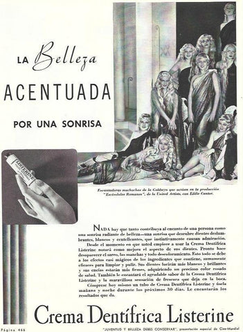 LAMINA 31797: Publicidad de crema dental Listerine