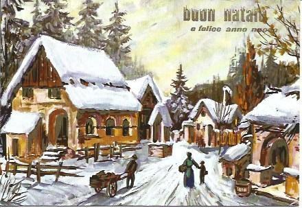 POSTAL L04837: Felicitacion de Navidad en italiano