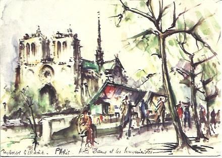 POSTAL L04838: Dibujo de Navidad