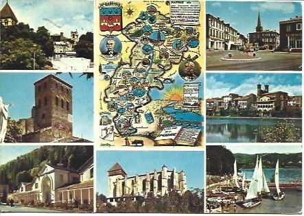 POSTAL L04846: Vistas de Haute Garonne