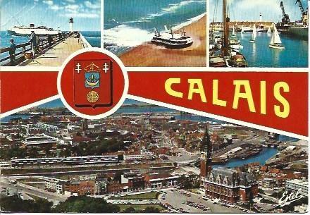 POSTAL L04847: Vistas de Calais, Francia