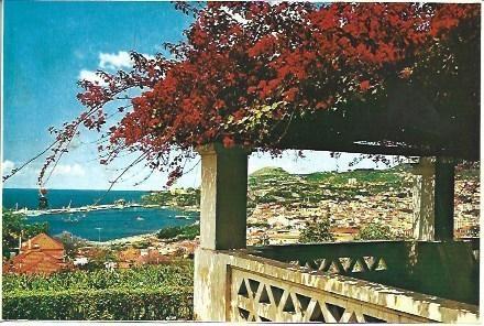 POSTAL L04855: Vista oeste de Funchal, Madeira