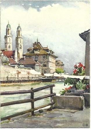 POSTAL L04812: Rathaus en Zurich