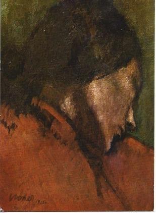 POSTAL L04823: Gitana, por Isidre Nonell
