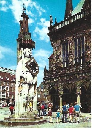 POSTAL L04897: Roland en Bremen