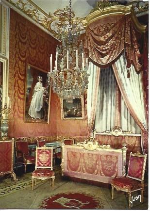 POSTAL L04906: Camara del Papa del Castillo de Fontainebleau