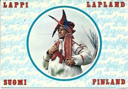 POSTAL L04877: Recuerdo de Laponia