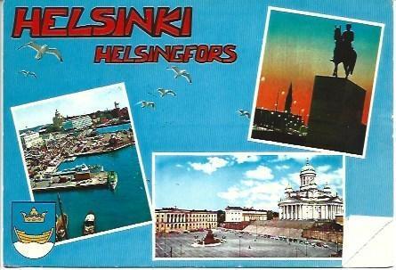 POSTAL L04879: Vistas de Helsinki