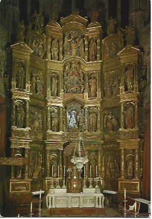 POSTAL L04733: Retablo de la Catedral de Burgos
