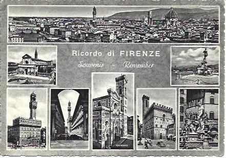 POSTAL L04715: Recuerdos de Florencia
