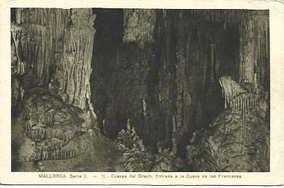POSTAL L04687: Cueva de los Franceses en Mallorca