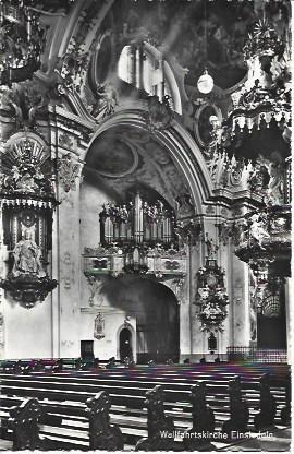 POSTAL L04700: Interior dela iglesia Einshedein