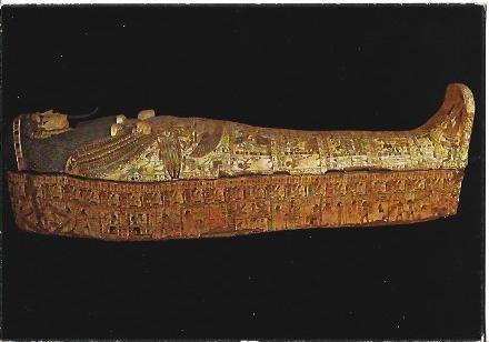 POSTAL L04705: Sarcofago de un sacerdote de Egipto