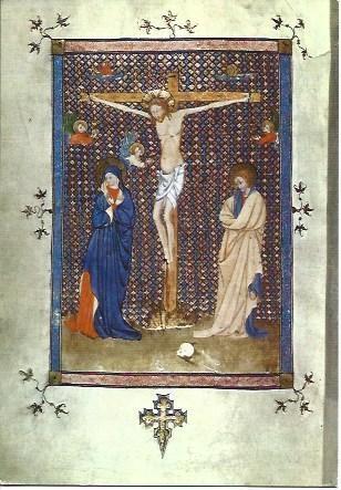 POSTAL L04785: Jesus Crucificadao. Misal de Sant Cugat