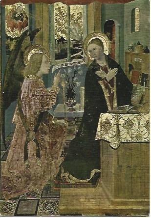 POSTAL L04787: Retablo del Condestable. La Anunciacion