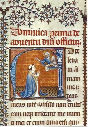 POSTAL L04789: Miniatura del  Misal de Sant Cugat