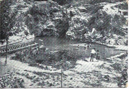 POSTAL L04794: Bañistas en lago