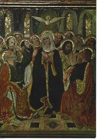 POSTAL L04746: Retablo del Condestable, por Joan Huguet