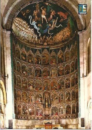 POSTAL L04747: Retablo de la Catedral Vieja de Salamanca