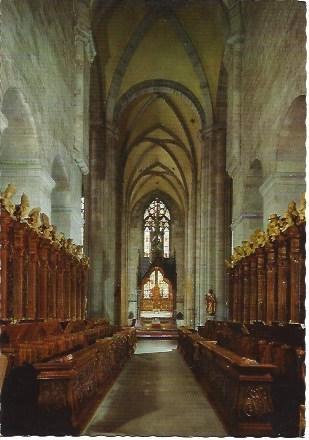 POSTAL L04757: Interior de la Abadia de Heiligenkreuz, Austria