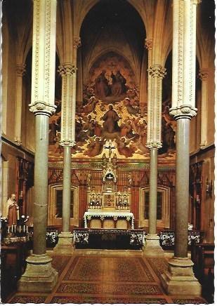 POSTAL L04758: Interior de la iglesia de San Joseph, Austria