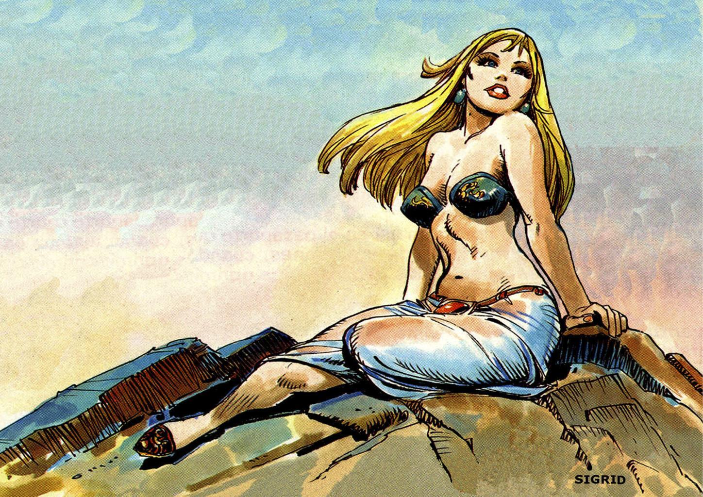 Poster DIN 4 numero 0805: Sigrid de sirena