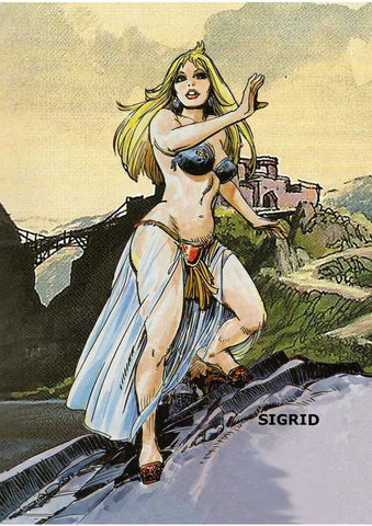Poster DIN 4 numero 0804: Sigrid de bailarina