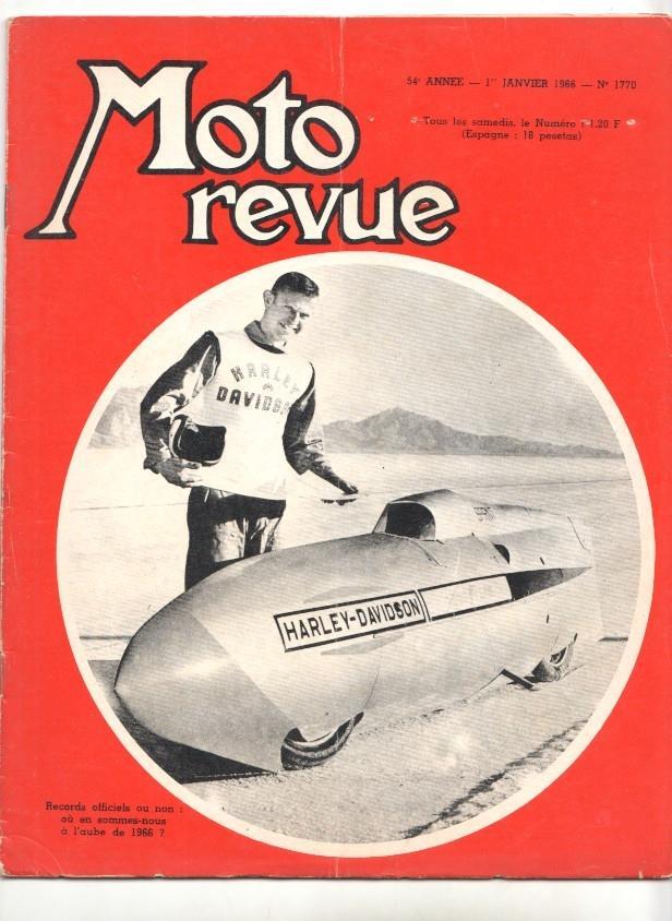 Revista: Moto revue num 1770, 1 janvier 1966 - Harley Davidson