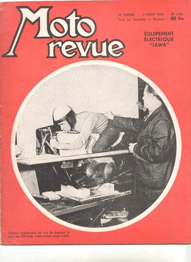 Revista: Moto revue num 1301, 4 aout 1956 - Equipement electrique Jawa