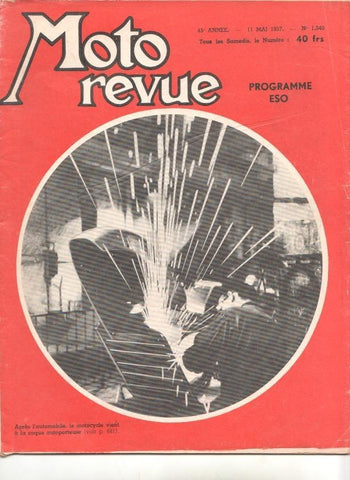 Revista: Moto revue num 1340, 11 mai 1957 - Programme Eso